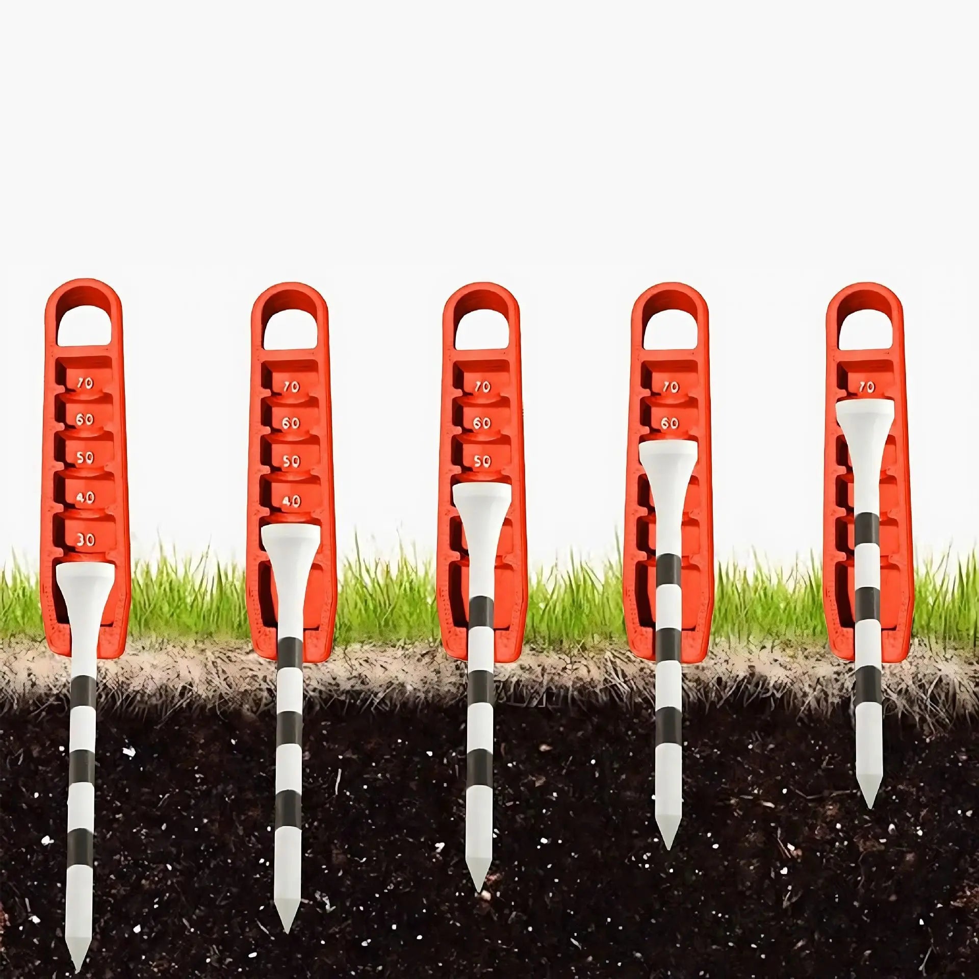 Golf Mount Lifter Ball Seat Height Regulator Golf Tee Stand Accurately Positioned at 20-70 Mm Gift for Golfers Supplies Sport